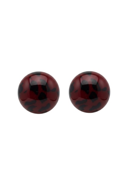 Bo Takı ve Aksesuar Leopard pattern earrings