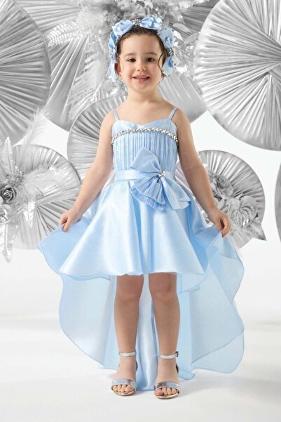 Erkut Evening Dress 5-10 Years Old Baby Blue