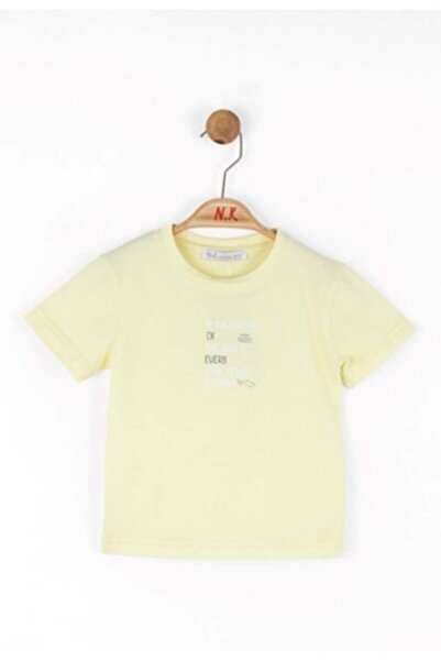 nk kids Nk Baby Boy Mixed Print Short Sleeve T-Shirt 1-4 Years Yellow