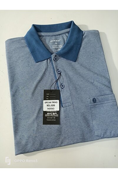 ercan triko Single-Pocket Cotton Polo Collar T-Shirt