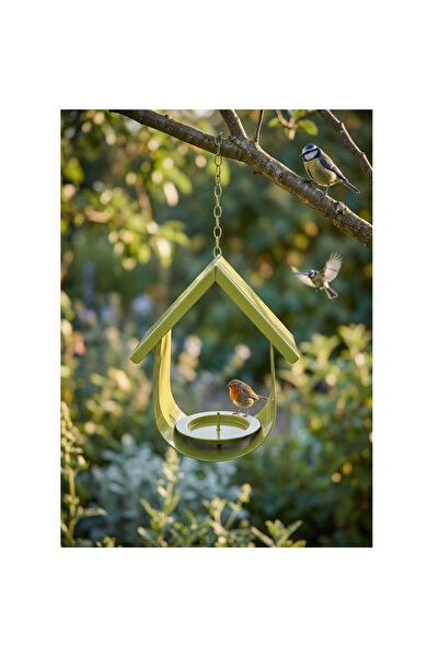 Trixie Iron Bird Feeding Station with Hut Design for Feeding Balls and Fruits...