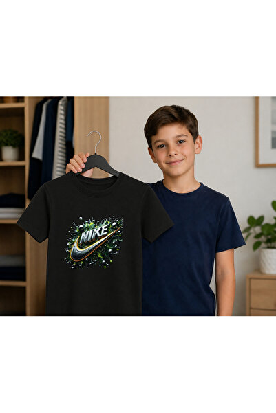 Malfini Tricou Copii Bumbac 100% Print Nike Vârstă 4-12 Ani