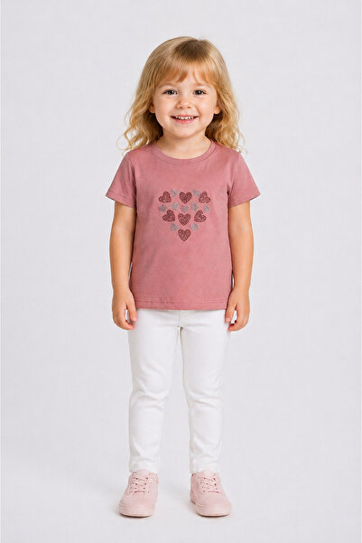 Yale Kids 3-8 Years Old Girls' T-Shirt 95% Cotton