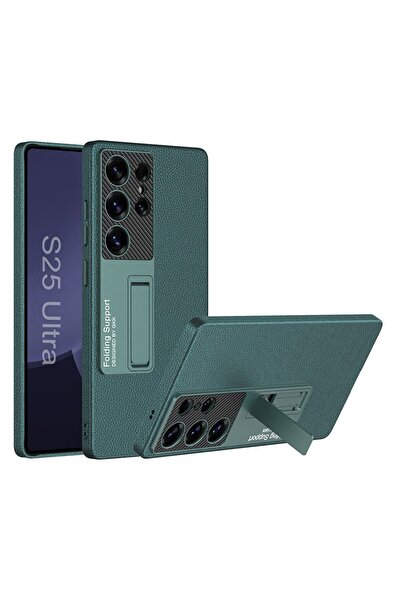 GKK Σκληρή Θήκη με Στήριγμα Green (Samsung Galaxy S25 Ultra 5G)