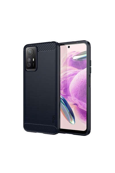 Mofi Brushed Carbon Θήκη Σιλικόνης Blue (Xiaomi Redmi Note 12S 4G)