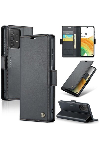 Caseme 023 Luminus Θήκη Πορτοφόλι Black (Samsung Galaxy A33 5G)