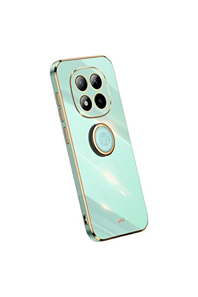 Xinli Straight Θήκη Σιλικόνης με Δαχτυλίδι Mint Green (Xiaomi Redmi Note 15 P...