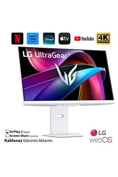 LG 32 inç 4K 144Hz Oyuncu Monitörü – 1ms, HDMI 2.1, PS5 & Xbox Uyumlu, webOS ...