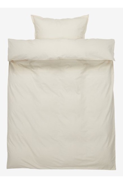 RootRise Duvet Cover Set Ellie 155X220 Natural Embroidered