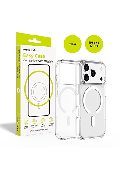 Mobile Origin Husa Hybrid MagSafe Θήκη, διαφανής - iPhone 17 Pro