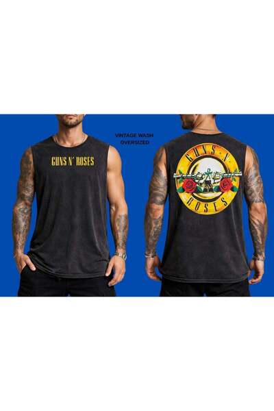 RİSE Tricou fără mâneci Guns n Roses, lavabil, mărime mare