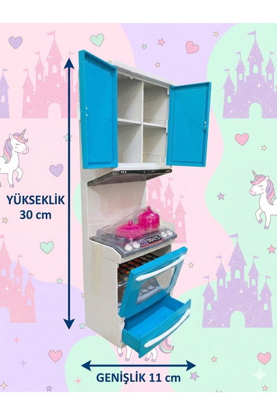 çınaroğlu avm Karlar Ülkesi My Happy Kıtchen Ocaklı Mutfak Seti 30 CM