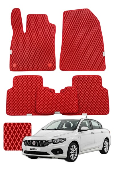 Evanotion Fiat Egea Sedan 2015 ve sonrası Özelleştirilebilir Premium Eva Oto ...