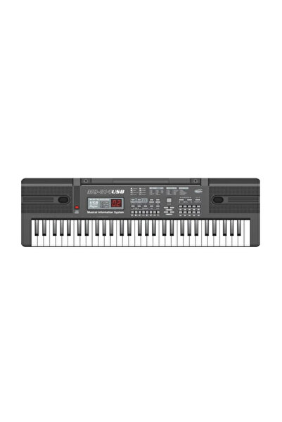 Depox ®   Orgă electronică, 61 de clape, MP3, USB, Microfon, Claviatură, Negru