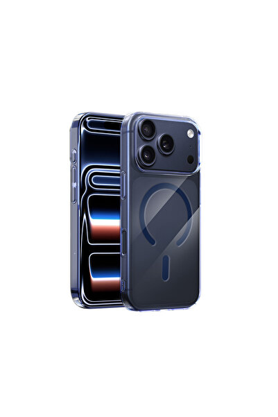 WIWU iPhone 17 Pro Max Uyumlu Kılıf M-safe Şarj Özellikli YXK-207 Invisible P...