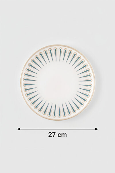 rinart 6'lı Valencia Servis Tabak 27Cm Dijital Sierra