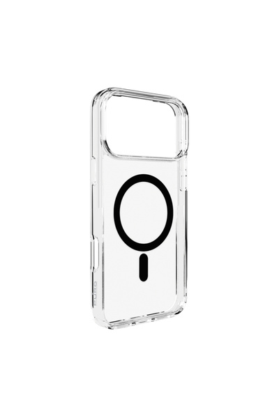 Puro Husă transparentă Lite MagSafe cu inel negru pentru iPhone 17 Pro Max