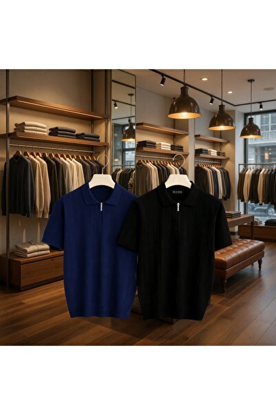 zs zaos fashion مجموعة من قطعتين من تي شيرتات رجالية صيفية بأكمام قصيرة ورفيع...