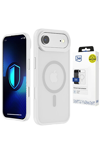 3MK Husă MagSafe Smoke MagCase pentru iPhone 17 Air - Albă