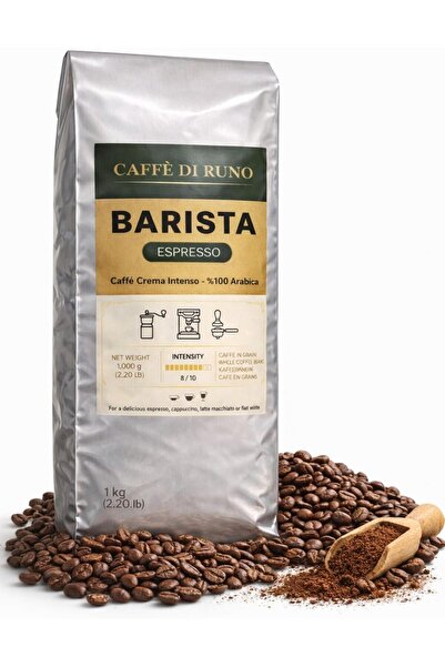 Barista Espresso Çekirdek Kahve –%100 Arabica, Yoğun İçim (8/10) (1 kg)