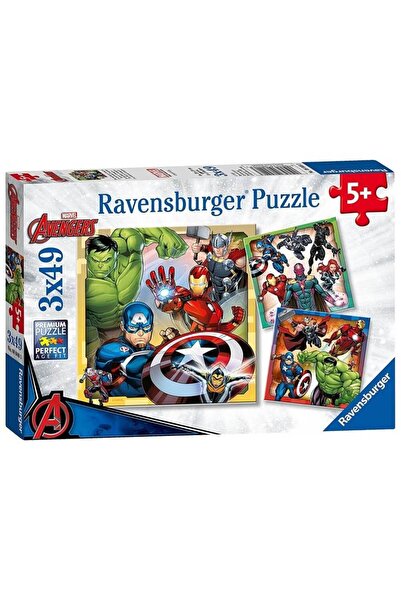 John Hellas Ravensburger Παζλ 3X49 Τεμ. Avengers 8040