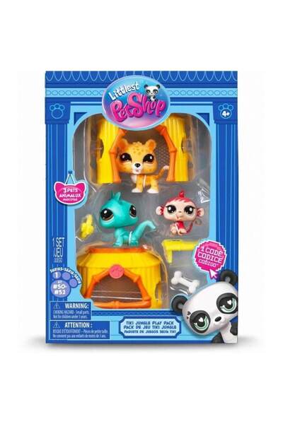 Littlest Pet Shop Φιγούρες 3Τμχ Με Αξεσουάρ-Ζούγκλα BF000515