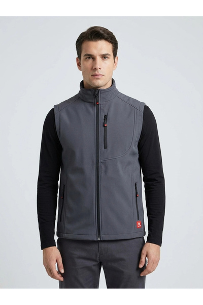 Salina Softshell Yelek | Polar Astarlı, Rüzgar Geçirmez, Fermuarlı, OEKO-TEX Sertifikalı