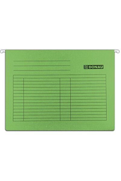 donau Dosar suspendabil cu eticheta, bagheta metalica, carton 230g/mp, 5 buc/...