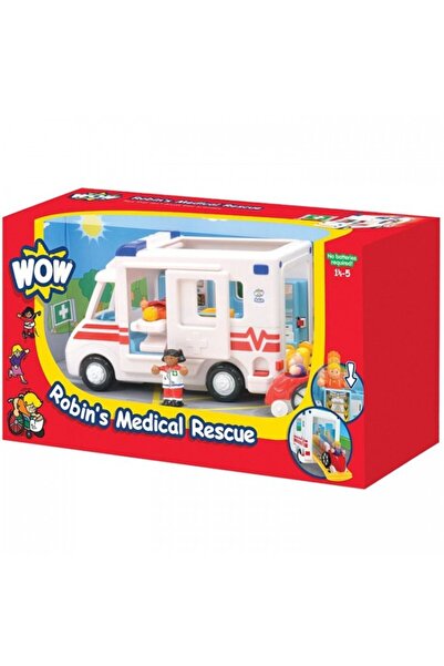 WOW Toys Dětská hračka WOW Toys, Sanitka, Robinův zdravotnický záchranný set