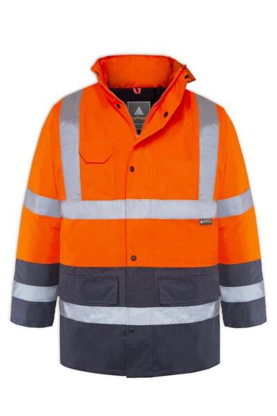 MyForm My form olympus essential hi-vis cold weather jacket - orange navy