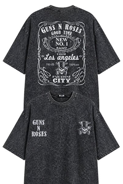 Fuddy Moda Unisex majica Guns N' Roses s natpisom "Good Time" na leđima, peri...