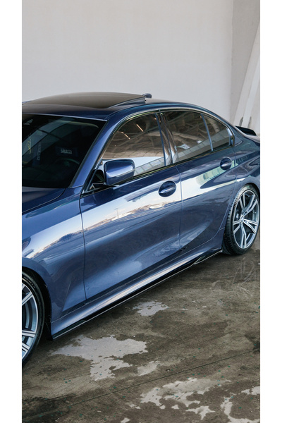 TMZ Garage BMW 3 Serisi G20 2018-2022 Yan Marşpiyel Sportline Uyumlu Piano Bl...