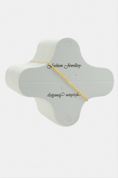 ZERO LAND Nhrhls Ovla Necklace Card 200 Pieces (114245) - White