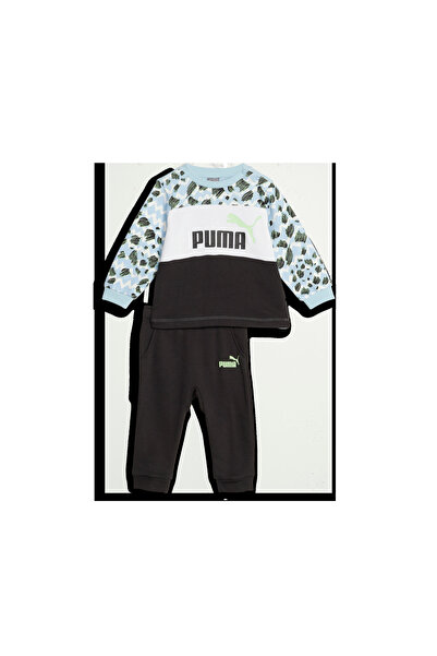 Puma SUPER Tee & Shorts Set Kırmızı Bebek Eşofman Takımı