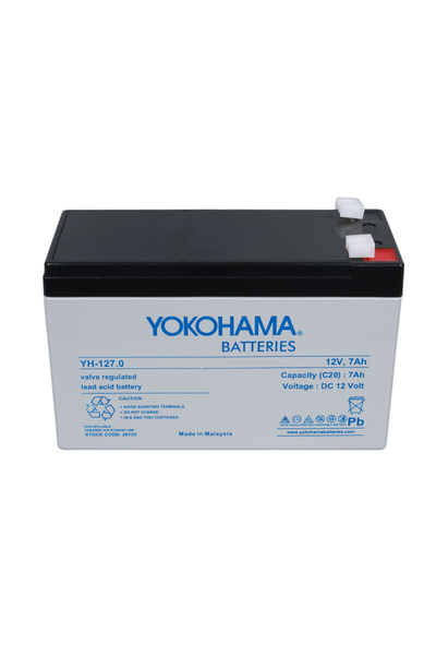Yokohama YH-127.0 12 VOLT - 7 AMPER AKÜ (150 X 65 X 90 MM)