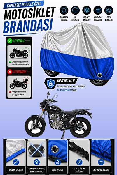 Cemku Twin Top Gray - Bottom Blue Mondial Vulture I-E Compatible Engine Cover...