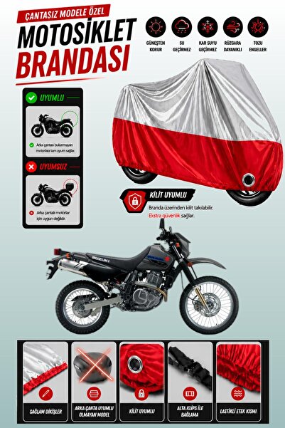 Cemku Twin Top Gray - Bottom Red Suzuki Dr650 Se Compatible Engine Cover, Rea...