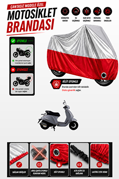 Cemku Twin Top Gray - Bottom Red Altai Misk 50 Compatible Engine Tarpaulin, R...