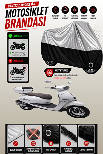 Cemku Twin Top Gray - Bottom Black Kuba Brilliant 125 Compatible Engine Cover...