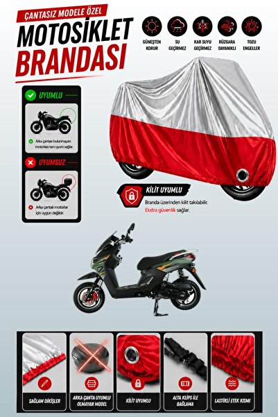 Cemku Twin Top Gray - Bottom Red Altai F1Max 50 Compatible Engine Cover, Rear...