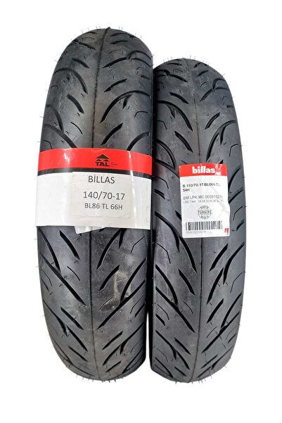 Billas 140/70-17 VE 110/70-17 TL (TUBELESS - DUBLEKS) BL086 LASTİK TAKIMI
