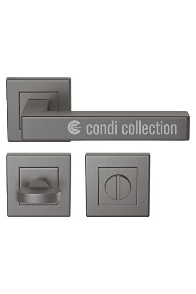 Condi Collection مقبض باب من الفولاذ المقاوم للصدأ 101KB PVD Fume WC