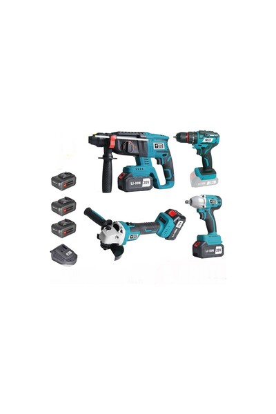 CATPOWER EL ALETLERİ Catpower 1380 Vidalama + Kırıcı + Taşlama + Somun Kömürs...