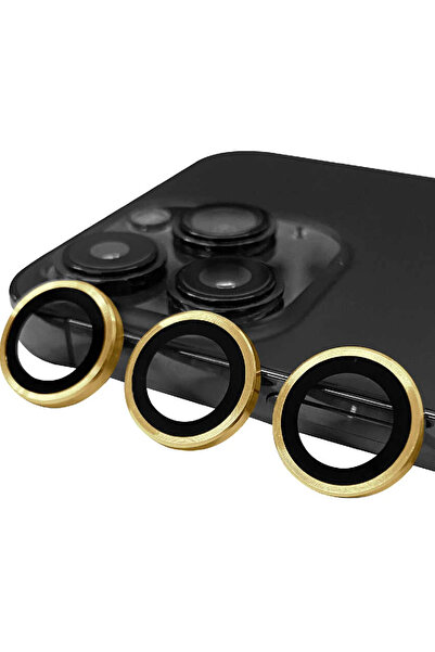 NewFace Nrzsnt New iPhone 14 Pro Max Raze Metal Camera Lens (234126) - Gold