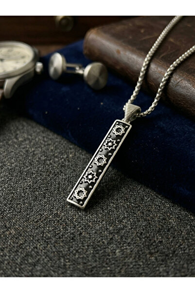 Velcari Minimalist Style Stainless Steel Men's Necklace