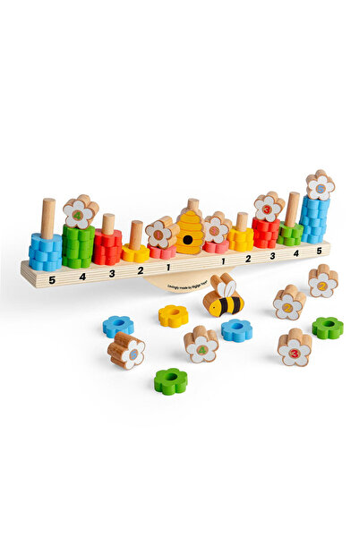 BIGJIGS Toys Игра за баланс - Везната на малките пчелички
