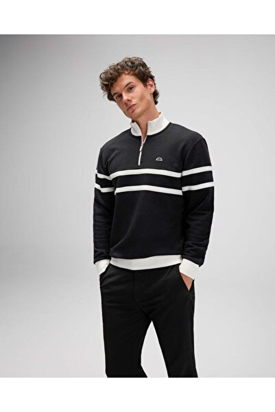 Ellesse Men's Sweatshirt Em619-Bk Black