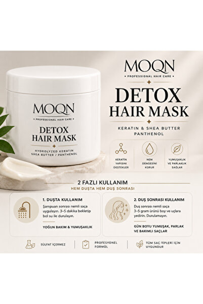 MOQN PROFESYONEL Hair Detox Mask