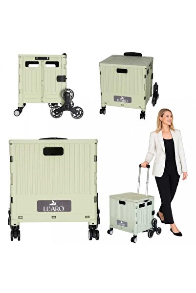 Luaro Carucior multifunctional pentru transport, Ikonka Green, design pliabil...