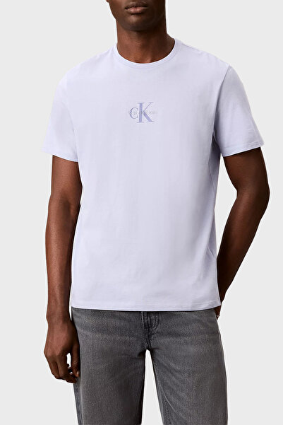 Calvin Klein Logolu Pamuklu Regular Fit Bisiklet Yaka T Shirt LV04RB866GTKF E...